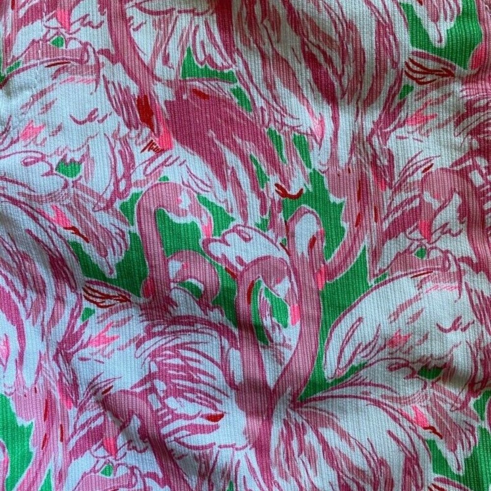 Lilly Pulitzer Womens Buttercup Shorts Pink Green - Picture 4 of 4